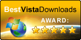 Five Star Award by BestVistaDownloads