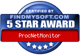 Five Star Award by FindMySoft