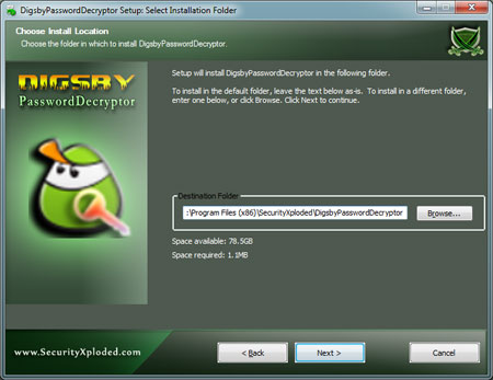 DigsbyPasswordDecryptor Installer