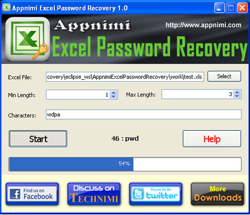 ExcelPasswordRecovery