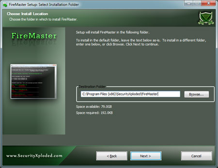 FireMaster Installer