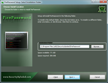 FirePassword Installer