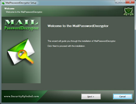 MailPasswordDecryptor Installer