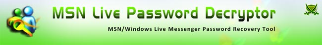 MSNLivePasswordDecryptor