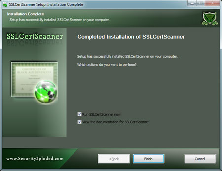 SSLCertScanner Installer