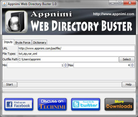 WebDirectoryBuster 