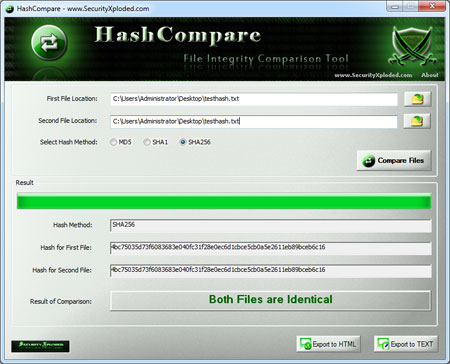 HashCompare  