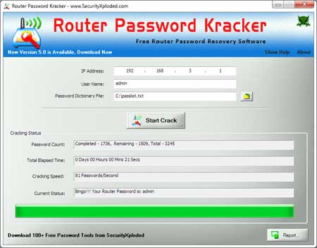 Released New Tool – Router Password Kracker