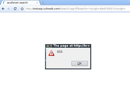 XSS in action